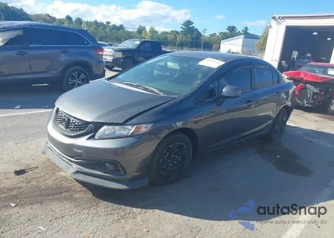 2013 Honda Civic Lx из США, поврежденный, VIN 2HGFB2F52DH565954